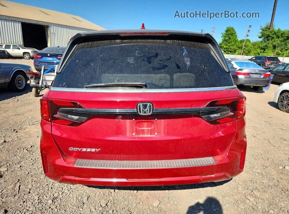 5FNRL6H67SB007963 2025 HONDA ODYSSEY Red Vista trasera
