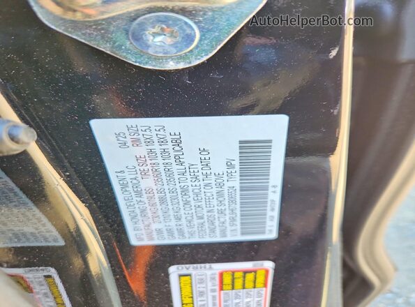 5FNRL6H67SB065524 2025 HONDA ODYSSEY Black VIN კოდის სტიკერის ხედი