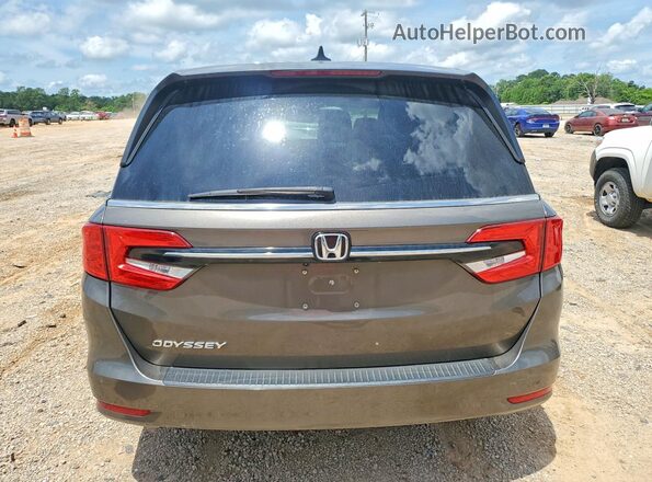 5FNRL6H68PB017084 2023 HONDA ODYSSEY Gray უკანა ხედი