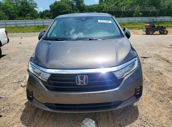 5FNRL6H68PB017084 2023 HONDA ODYSSEY Gray წინა ხედი