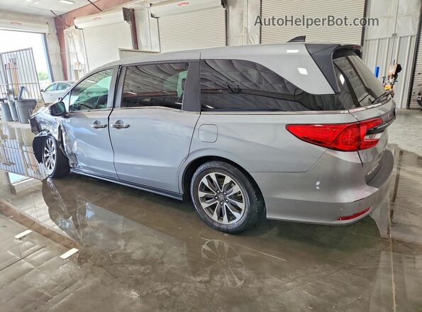 5FNRL6H68PB050537 2023 HONDA ODYSSEY Silver Trasero izquierdo