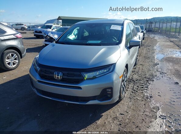 5FNRL6H68SB015103 2025 HONDA ODYSSEY Silver წინა მარცხენა ხედი სამი მეოთხედიდან