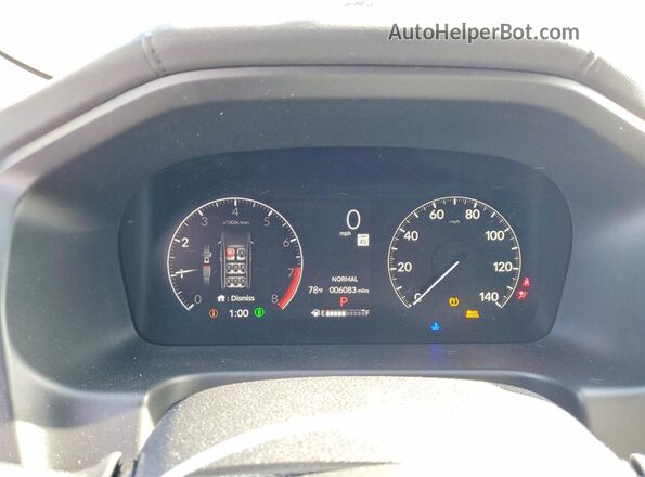 5FNRL6H68TB020772 2026 HONDA ODYSSEY Blue Вид щитка приладів