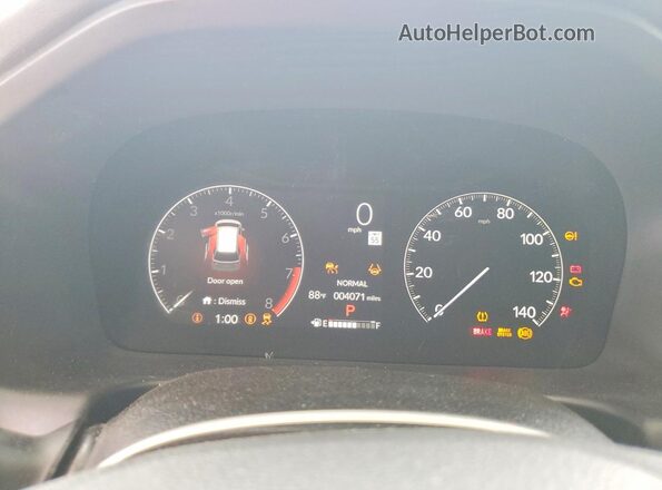 5FNRL6H68TB028869 2026 HONDA ODYSSEY Белый Вид щитка приборов