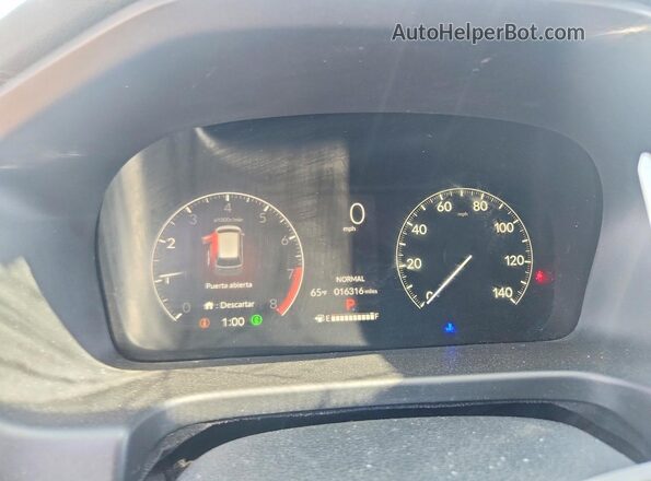 5FNRL6H69TB009201 2026 HONDA ODYSSEY Black Вид щитка приладів