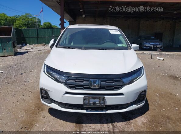 5FNRL6H6XSB069289 2025 HONDA ODYSSEY White Սարքավորումների վահանակի տեսք