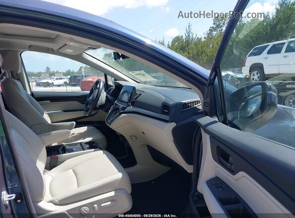 5FNRL6H6XSB072189 2025 HONDA ODYSSEY Blue Front interior view