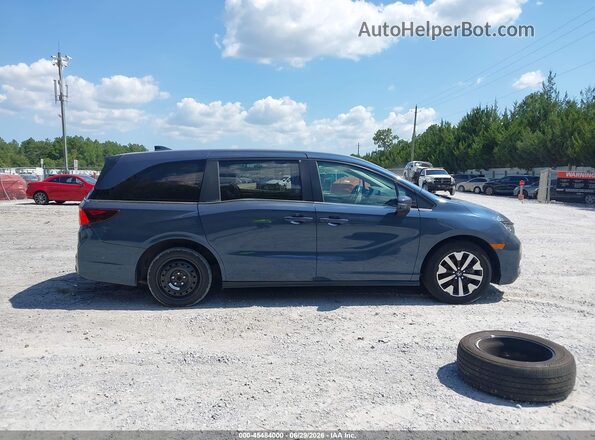 5FNRL6H6XSB072189 2025 HONDA ODYSSEY Blue Rear interior view