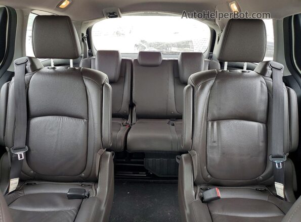 5FNRL6H70JB107345 2018 HONDA ODYSSEY Белый Вид задних сидений