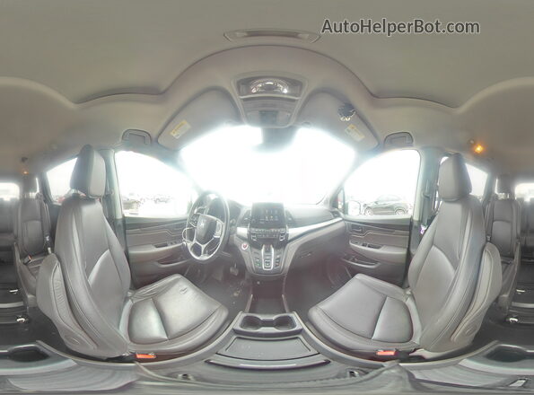 5FNRL6H70JB107345 2018 HONDA ODYSSEY Белый Панорамный вид салона 360°