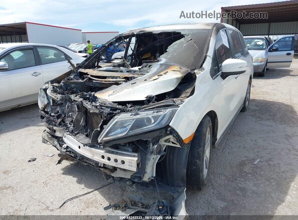 5FNRL6H70KB022409 2019 HONDA ODYSSEY White Առջևի ձախ երեք քառորդ տեսարան