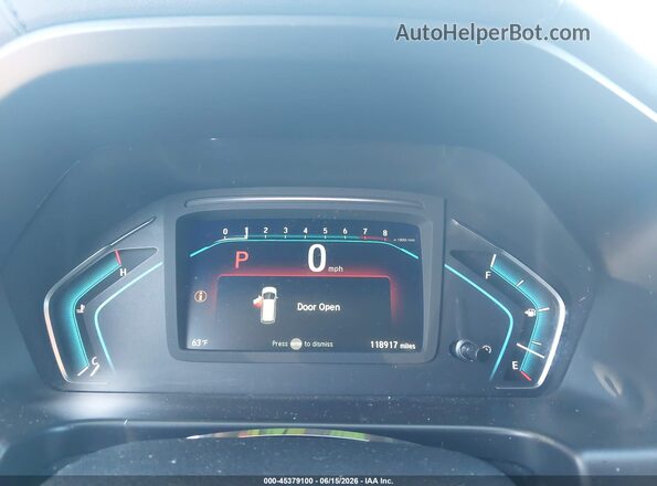 5FNRL6H70KB072663 2019 HONDA ODYSSEY Gray 