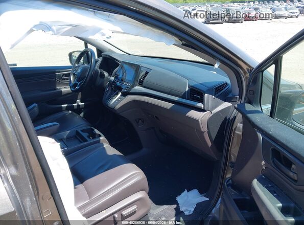 5FNRL6H70LB011010 2020 HONDA ODYSSEY Brown Вид салону спереду