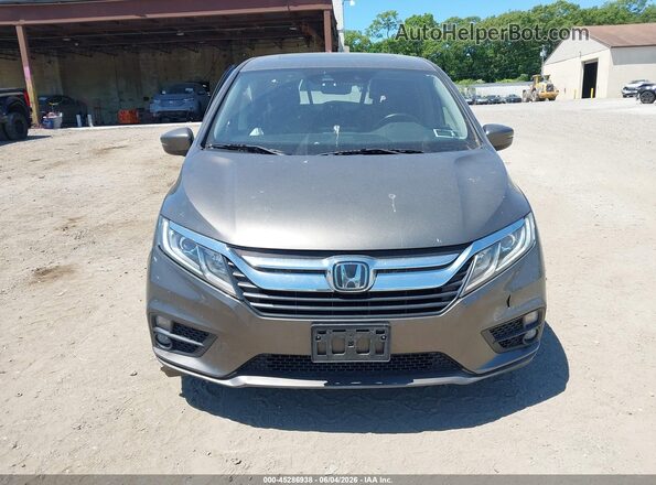 5FNRL6H70LB011010 2020 HONDA ODYSSEY Brown Вид задньої частини салону