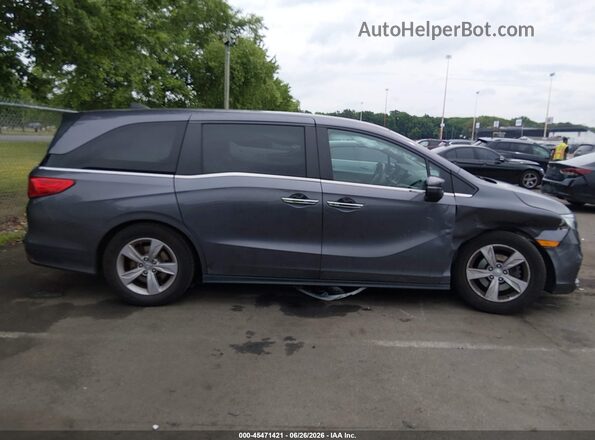 5FNRL6H70LB068632 2020 HONDA ODYSSEY Gray Rear interior view