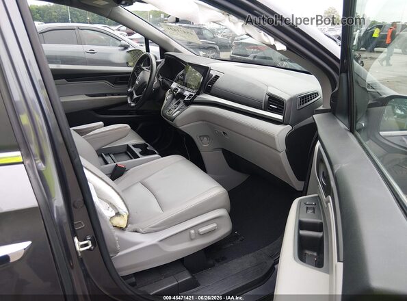 5FNRL6H70LB068632 2020 HONDA ODYSSEY Gray Front interior view
