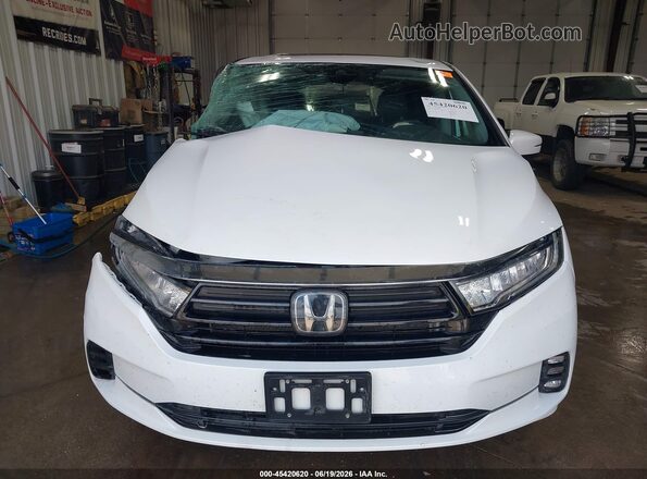 5FNRL6H70MB026110 2021 HONDA ODYSSEY White Սարքավորումների վահանակի տեսք