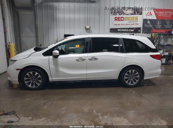 5FNRL6H70MB026110 2021 HONDA ODYSSEY White Սալոնի 360 աստիճան տեսք