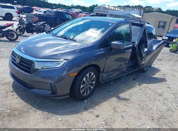 5FNRL6H70NB033043 2022 HONDA ODYSSEY Gray Front left