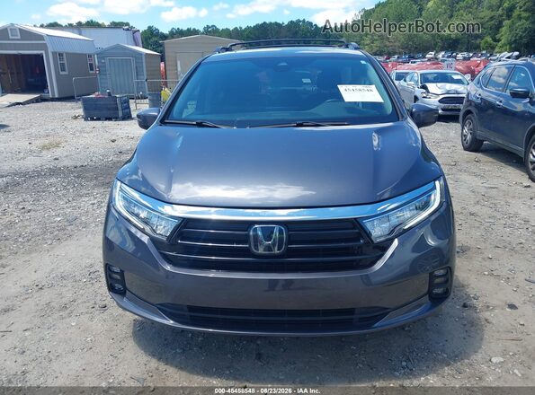 5FNRL6H70NB033043 2022 HONDA ODYSSEY Gray Instrument cluster view