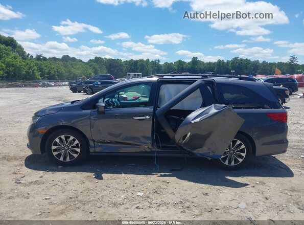 5FNRL6H70NB033043 2022 HONDA ODYSSEY Gray 360 interior view