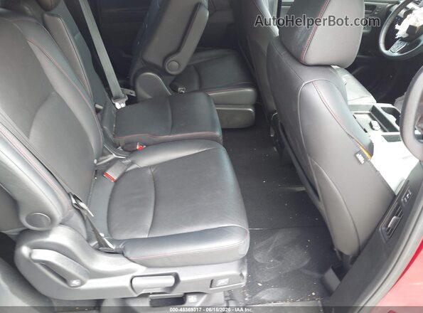 5FNRL6H70PB038326 2023 HONDA ODYSSEY Burgundy VIN კოდის სტიკერის ხედი