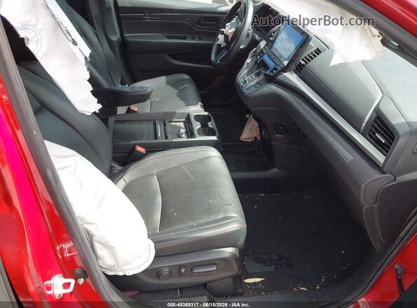 5FNRL6H70PB038326 2023 HONDA ODYSSEY Burgundy წინა სალონის ხედი