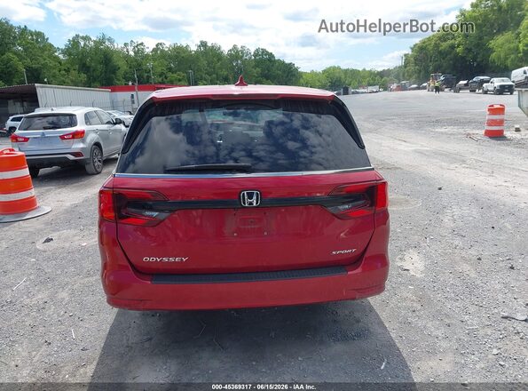 5FNRL6H70PB038326 2023 HONDA ODYSSEY Burgundy 