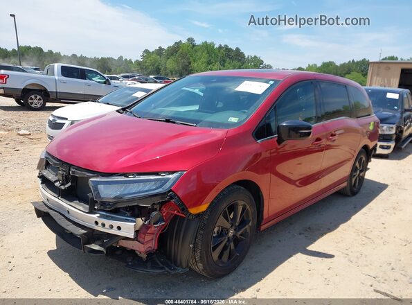 5FNRL6H70RB061950 2024 HONDA ODYSSEY Red Front left