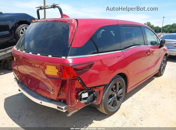 5FNRL6H70RB061950 2024 HONDA ODYSSEY Red Rear right