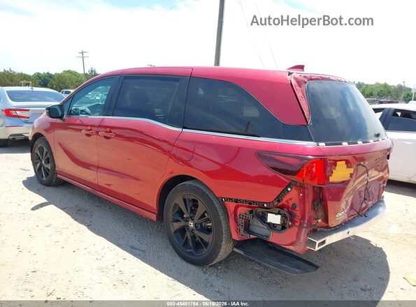 5FNRL6H70RB061950 2024 HONDA ODYSSEY Red Rear left
