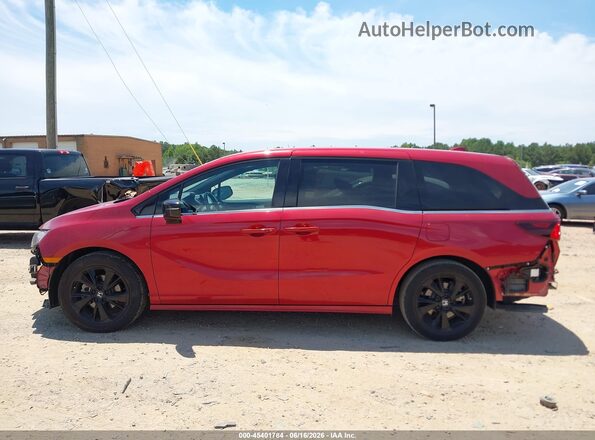 5FNRL6H70RB061950 2024 HONDA ODYSSEY Red 360 interior view