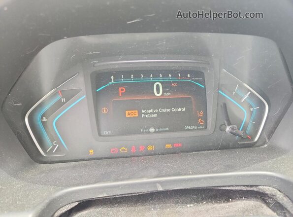 5FNRL6H71JB031750 2018 HONDA ODYSSEY Silver ხელსაწყოთა პანელის ხედი