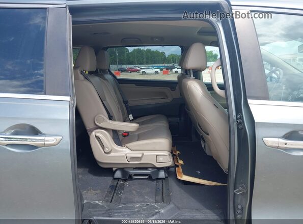 5FNRL6H71JB034387 2018 HONDA ODYSSEY Gray VIN sticker view