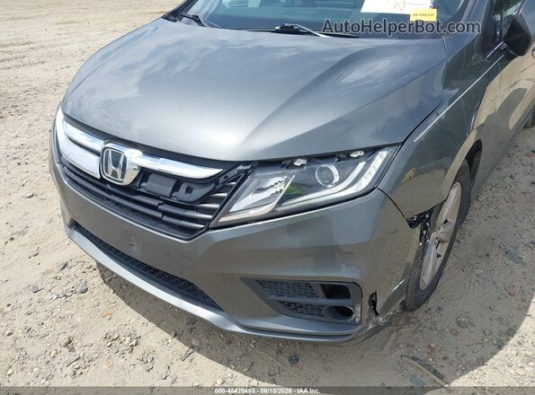 5FNRL6H71JB034387 2018 HONDA ODYSSEY Gray 