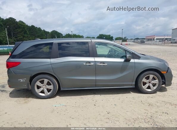 5FNRL6H71JB034387 2018 HONDA ODYSSEY Gray Rear interior view