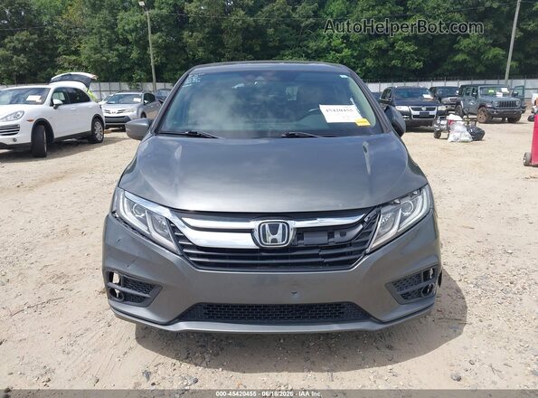 5FNRL6H71JB034387 2018 HONDA ODYSSEY Gray Instrument cluster view