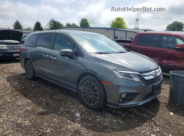 5FNRL6H71JB044384 2018 HONDA ODYSSEY Gray Front right