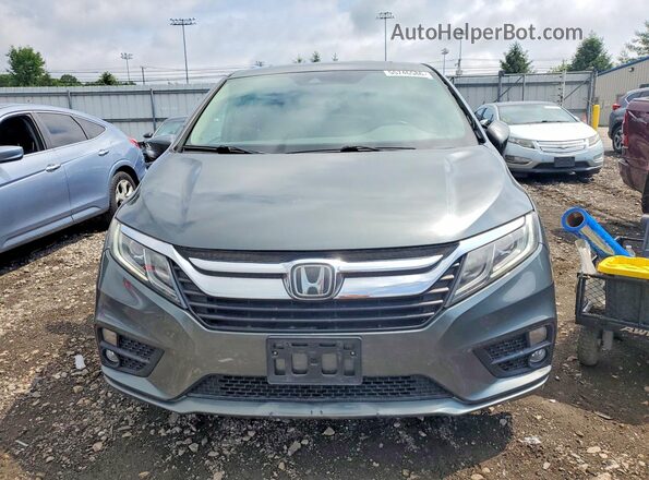 5FNRL6H71JB044384 2018 HONDA ODYSSEY Gray Front view