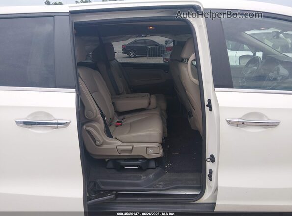 5FNRL6H71JB096307 2018 HONDA ODYSSEY White VIN კოდის სტიკერის ხედი