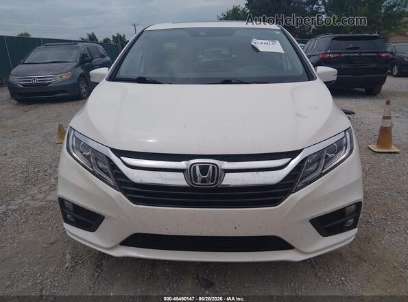 5FNRL6H71JB096307 2018 HONDA ODYSSEY White უკანა სალონის ხედი