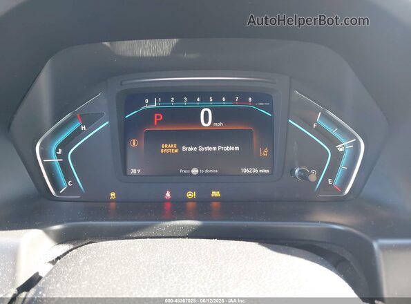 5FNRL6H71KB123961 2019 HONDA ODYSSEY Silver Հետևի նստատեղերի տեսք