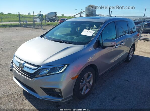 5FNRL6H71KB123961 2019 HONDA ODYSSEY Silver Առջևի ձախ երեք քառորդ տեսարան