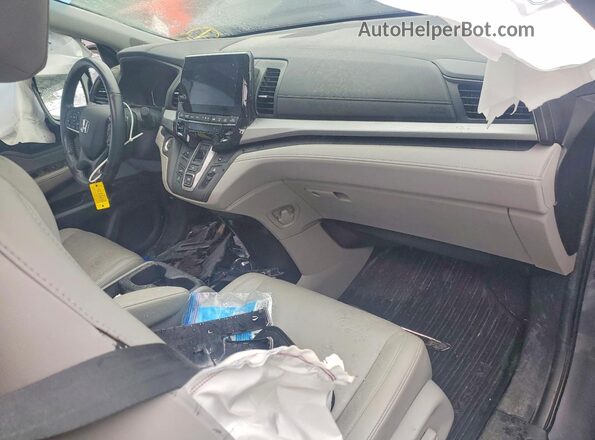 5FNRL6H71KB126827 2019 HONDA ODYSSEY Gray Առջևի վահանակի տեսք