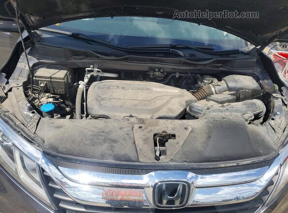 5FNRL6H71KB126827 2019 HONDA ODYSSEY Gray Շարժիչի բաժամունքի տեսք