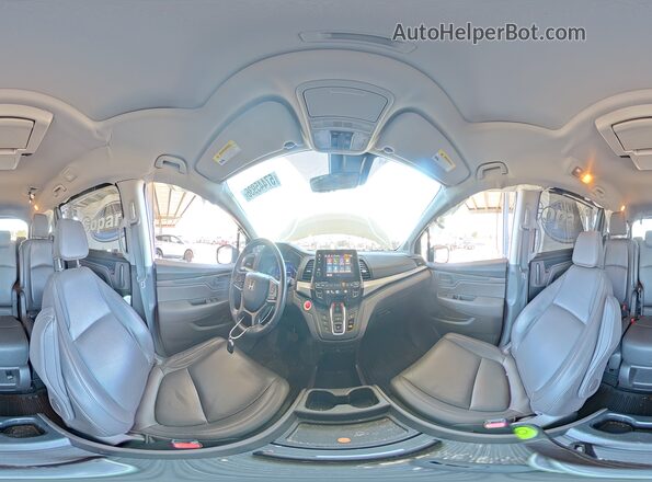 5FNRL6H71LB035946 2020 HONDA ODYSSEY White Vista interior de 360 grados