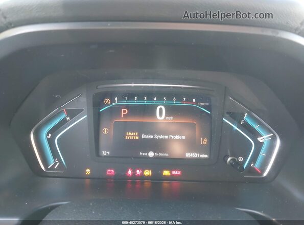 5FNRL6H71LB038197 2020 HONDA ODYSSEY Gray Вид задніх сидінь