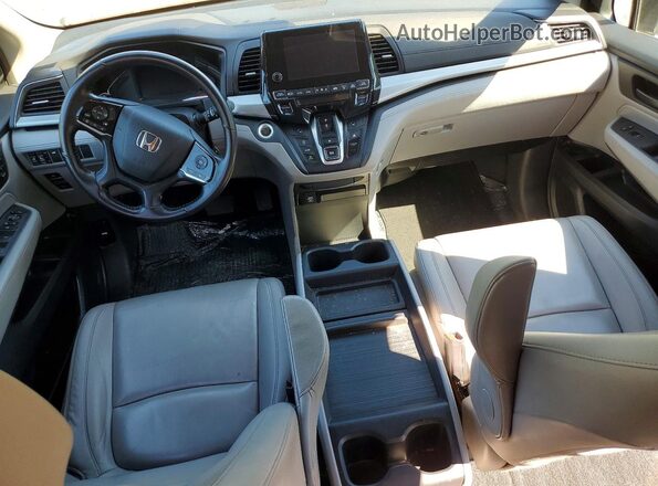 5FNRL6H71LB055663 2020 HONDA ODYSSEY Gray Dashboard view