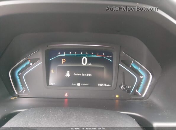 5FNRL6H71LB056473 2020 HONDA ODYSSEY Gray Вид задніх сидінь