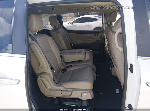 5FNRL6H71MB017058 2021 HONDA ODYSSEY White Widok naklejki z numerem VIN